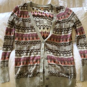 Aztec print Cardigan